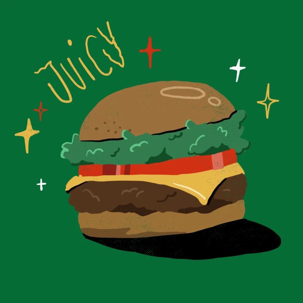 Yummy! I Will Have A Gaburi And Juicy Hamburger