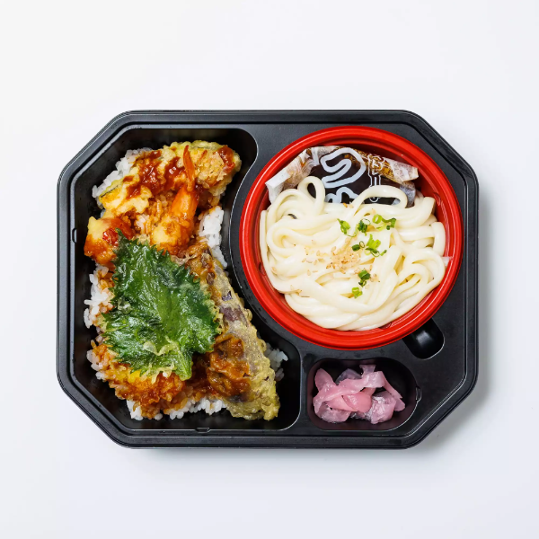 5種の天重と手延べ風うどんセット 