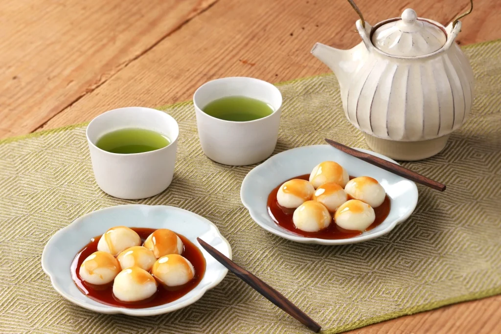 ふわふわもちもち♪豆腐のみたらし団子